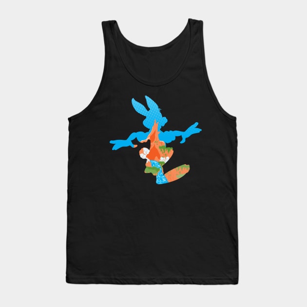 Br'er Rabbit Silhouette Tank Top by plaidmonkey